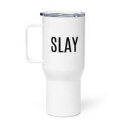 Slay-travel-mug-with-a-handle-white