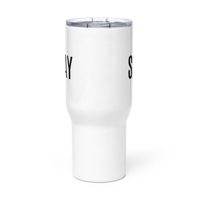 Slay travel-mug-with-a-handle-white